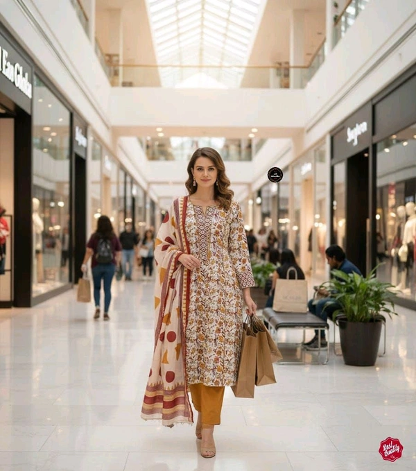 Mul Cotton Kurta Set