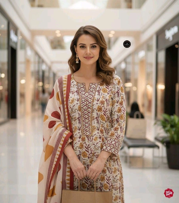 Mul Cotton Kurta Set
