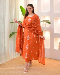 Embroidery Suit Set