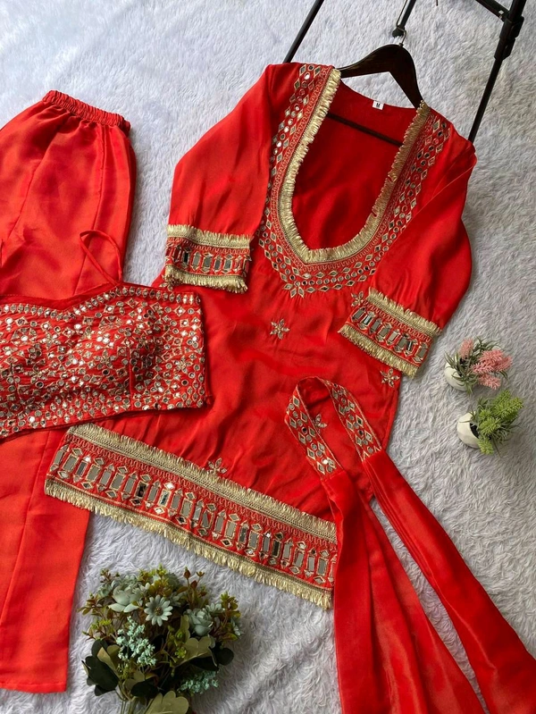 4 Piece Palazzo Set