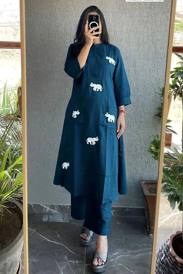 Kurti And Plazzo Set