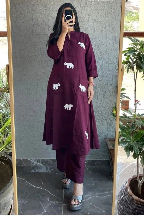 Kurti And Plazzo Set