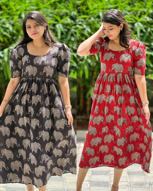 Middy Printed Gown