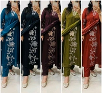 Embroidery Cotton Suit Set
