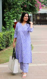 Cotton Kurta Pant Set