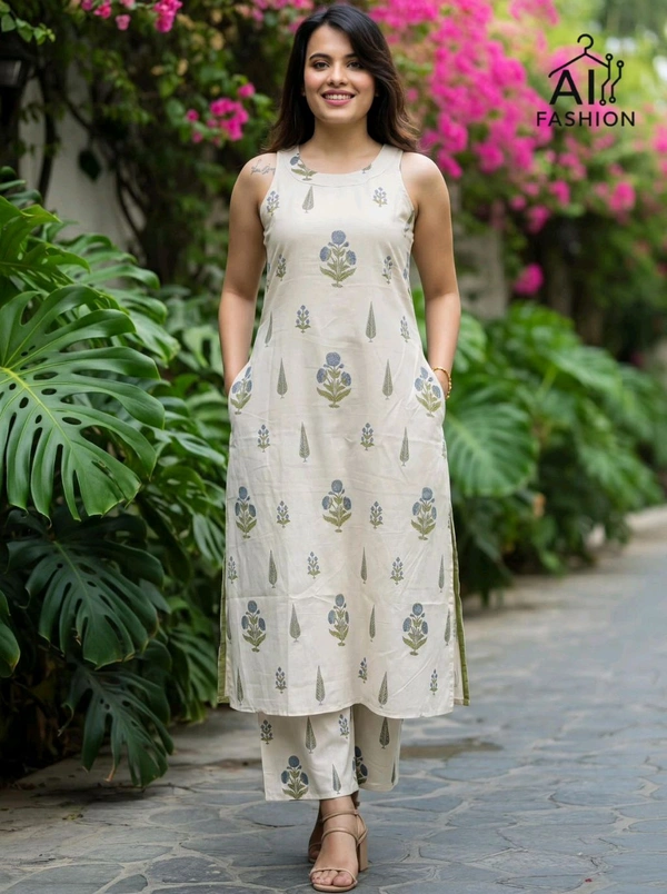 Flared Kurti With Pant