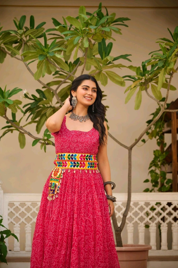 Anarkali Gown With Koti