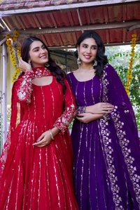Long Gown And Duppata