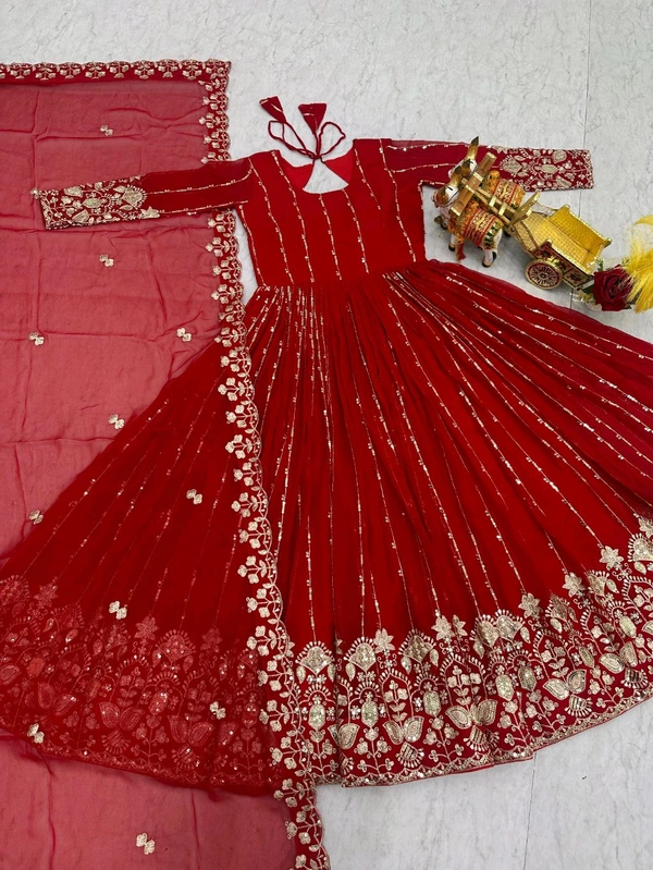 Long Gown And Duppata