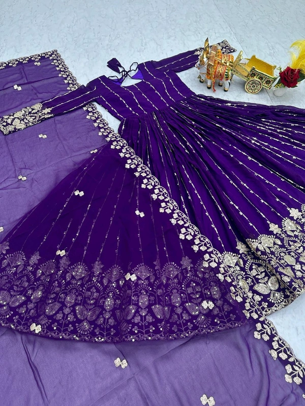 Long Gown And Duppata