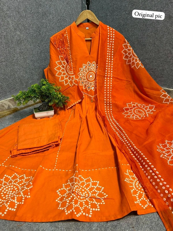Jaipuri Cotton 3 Piece Kurta Set