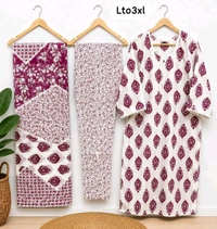 Jaipuri Cotton Kurta Set