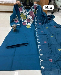 Heavy Muslin Kurta Set