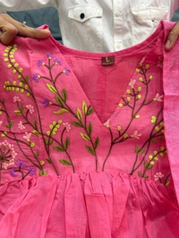 Mul Chanderi Kurta Set