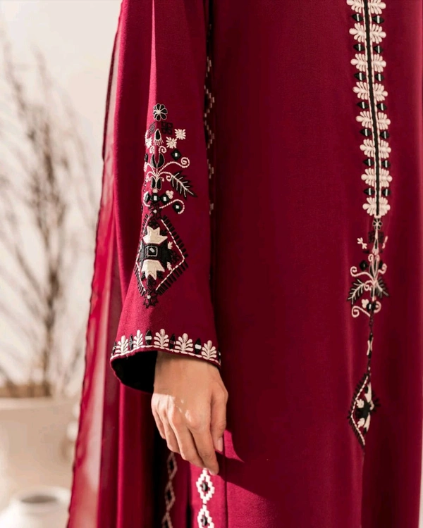 Chanderi Silk 3 Piece Kurta Set