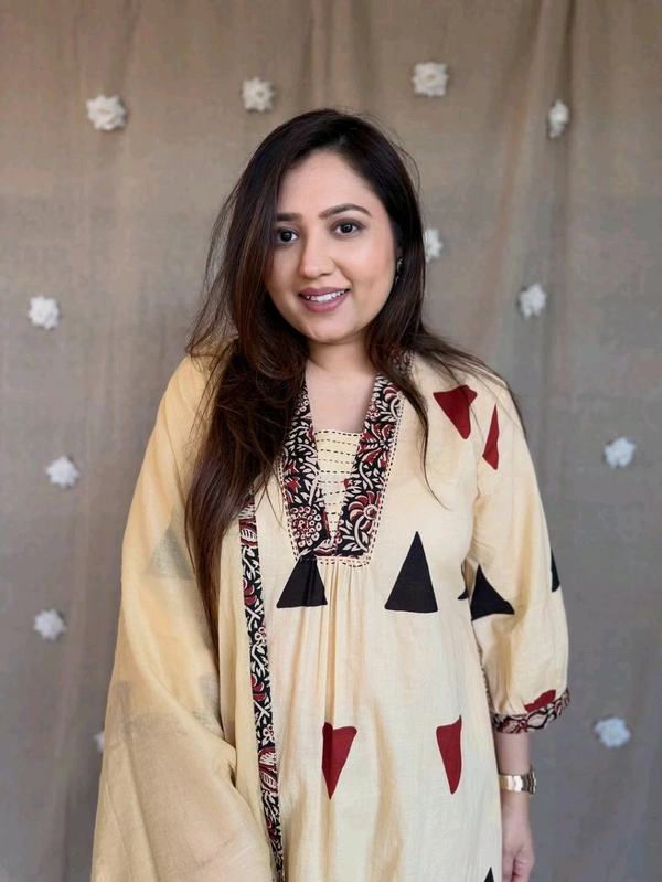 Ajarakh Print Kurta Set