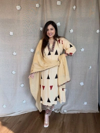 Ajarakh Print Kurta Set