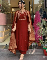 Embroidery Kurta Set