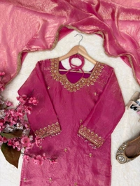 Embroidery Kurti Palazzo Set