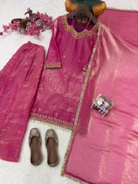 Embroidery Kurti Palazzo Set