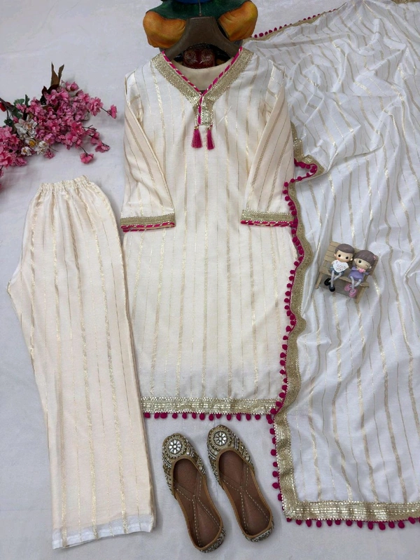 Chanderi Silk Kurta Set
