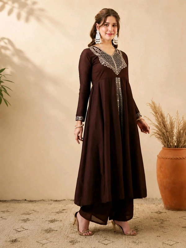 Vichitra Silk Kurta Set