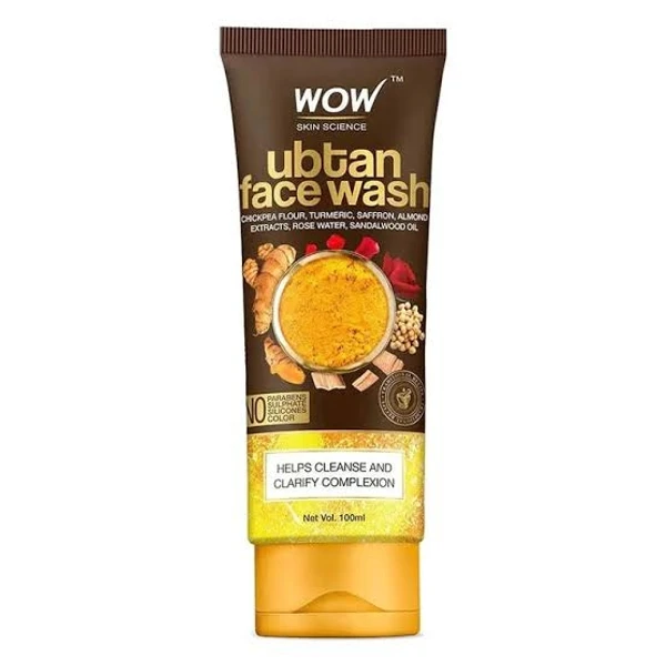 WOW UBTERN CHARCOL FACE WASH