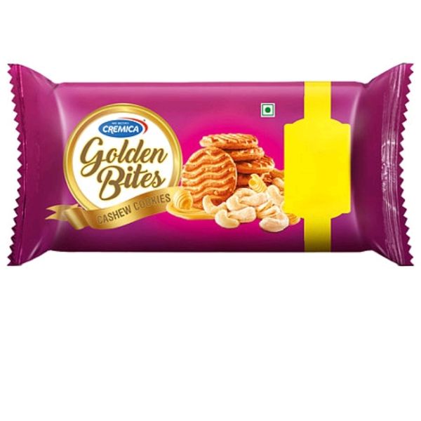 Cremica Golden Bites Cashew Cookies 500g