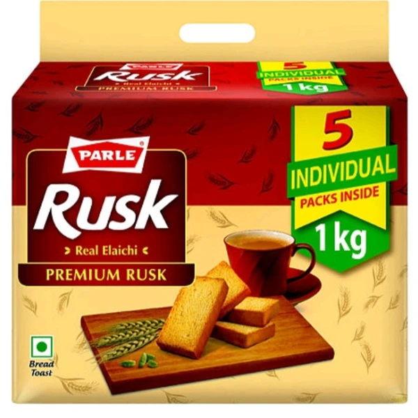 Parle Premium Elaichi Rusk 1kg