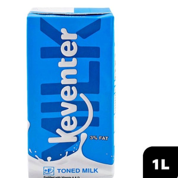 Keventer Toned Long Life Milk 1L