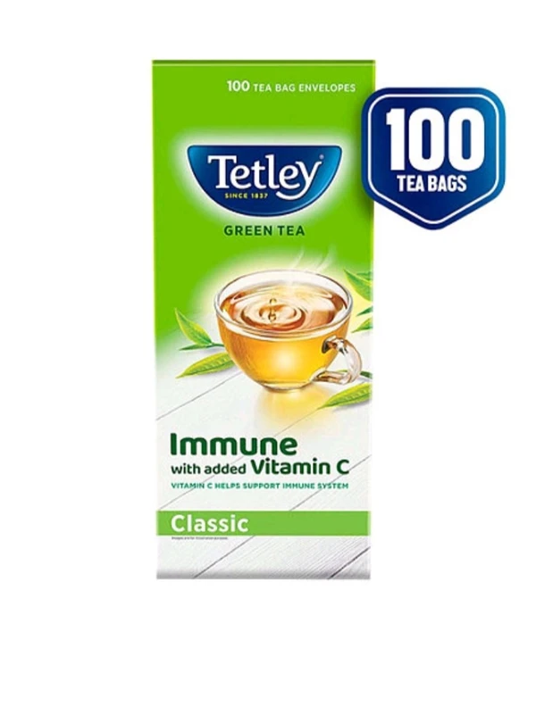 Tetley Green Tea Bags 100pcs