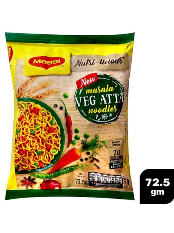 Maggi Nutri -licious Veg Masala Atta Noodles 72.5g