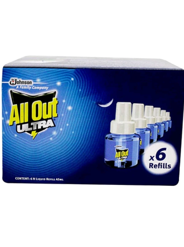 All Out Ultra Mosquito Repellent Refill 45ml(Pack Of 6)