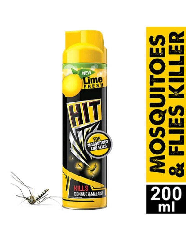 Hit Lime Fresh Mosquito &Fly Killer Spray 200ml
