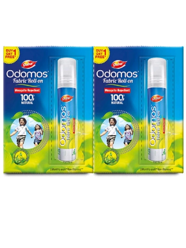 Odomos Fabric Roll -on Mosquito Repellent+ 8ml(Buy 1get1free)