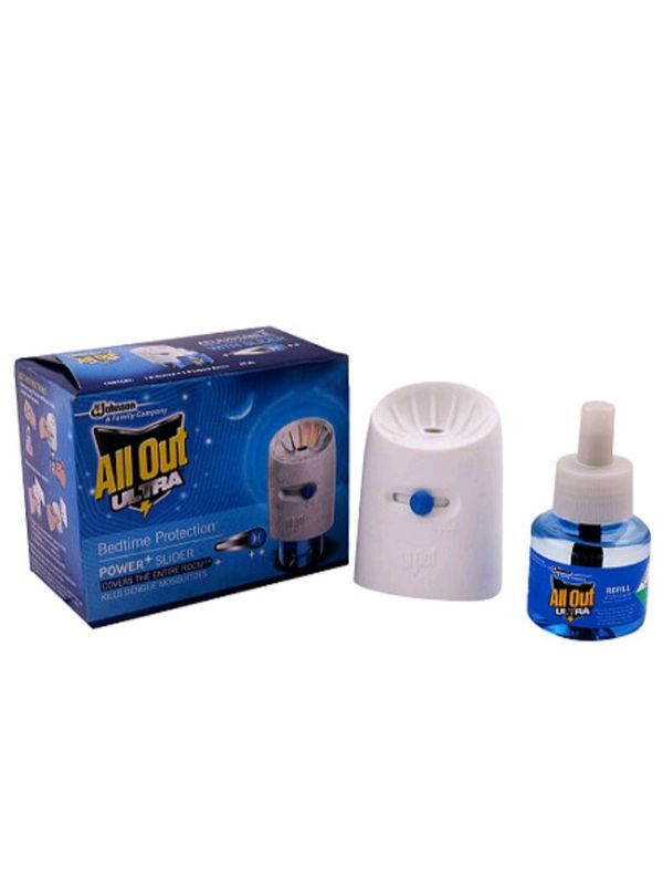 All Out Ultra Power+Slider Mosquito Repellent Machine+Refill 45ml