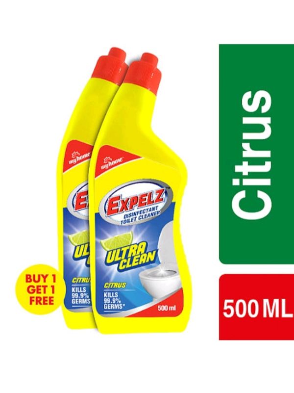 My Home Expelz Citrus Disinfectant Toilet Cleaner 500ml(Buy 1get1free)