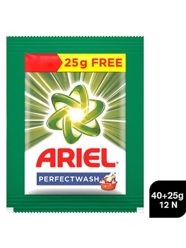 Ariel Detergent Powder 40g(Get25g Free)(Pack Of 12)