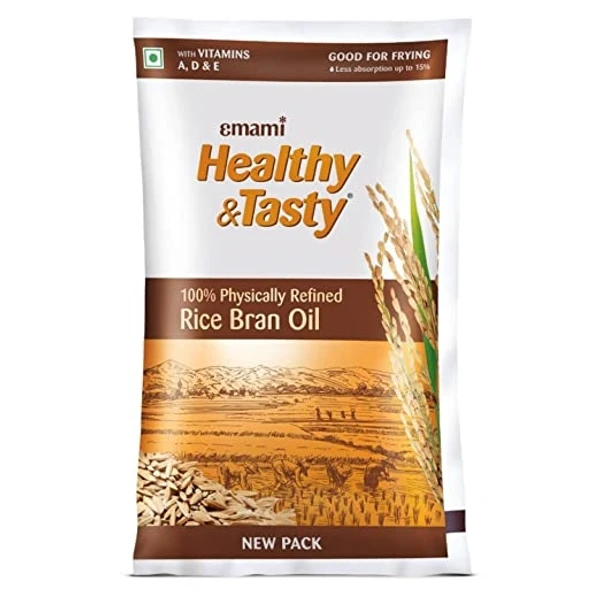 Emami Healthy Testy Rice Bran Oil 1L