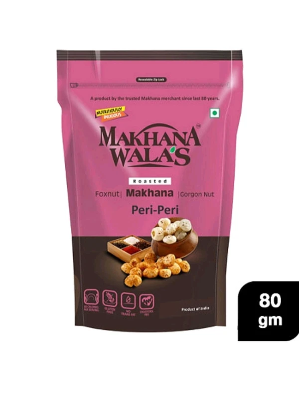 Makhanawala's Peri Peri Roasted Makhanas 80g