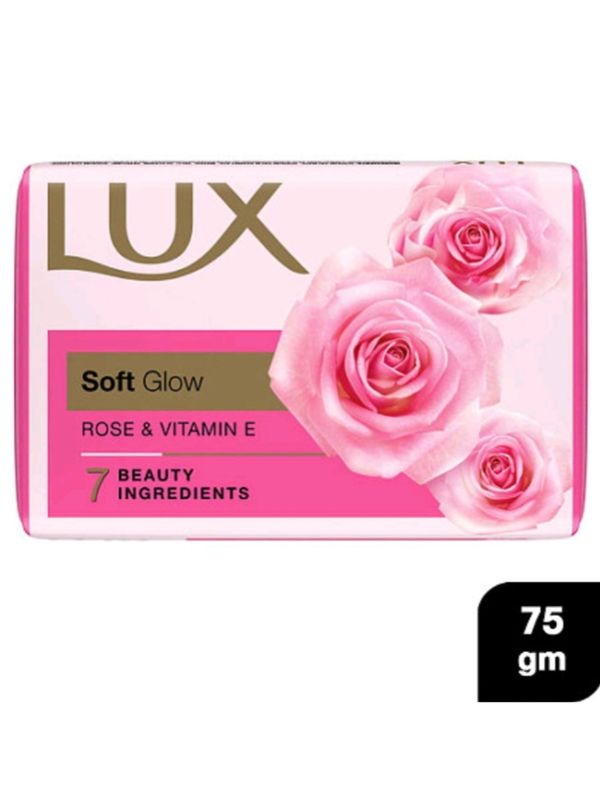 Lux Soft Glow Rose & Vitamin E Soap 75g