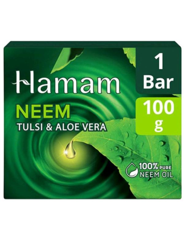Hamam Neem, Tulsi & Aloevera Soap 100g