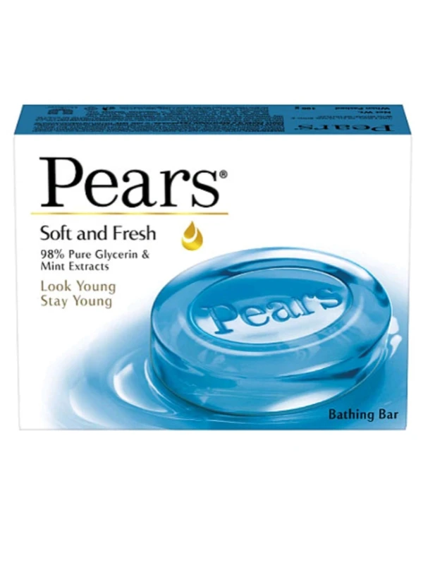 Pears Soft & Fresh Soap With Mint Extracts 100g