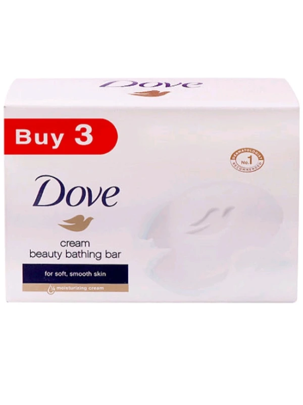 Dove Cream Beauty Bathing Bar 75g(Pack Of 3)