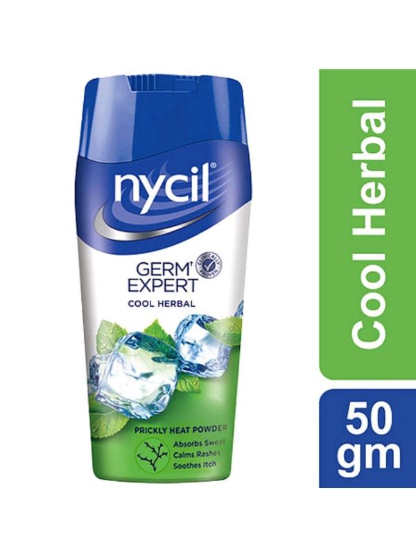 Nycil Cool Herbal Prickly Heat Powder 50g