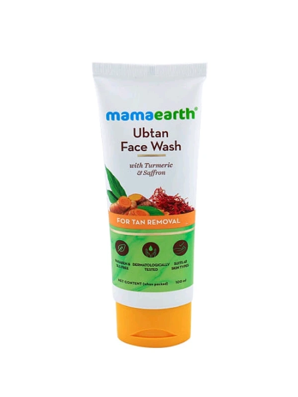 Mamaearth Ubtan Turmeric & Saffron Face Wash 100ml