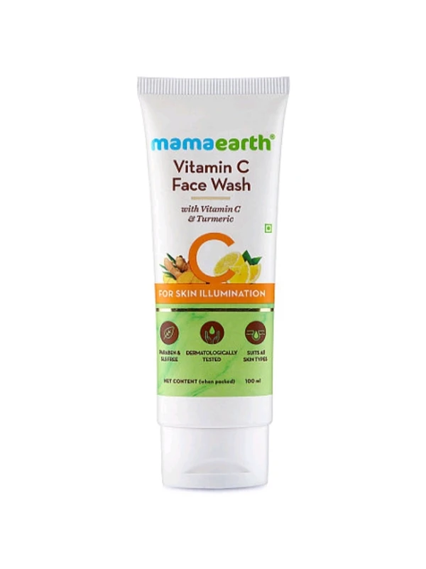 Mamaearth Vitamin C & Turmeric Face Wash 100ml