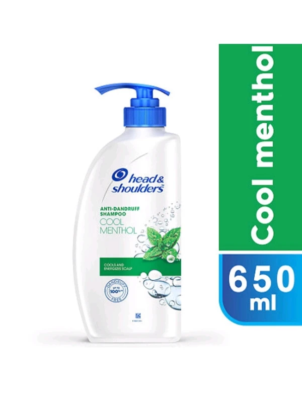 Head & Shoulders Cool Menthol Anti-dandruff Shampoo 650ml