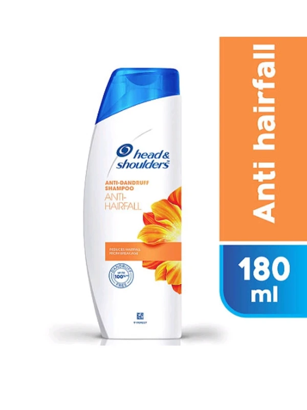 Head & Shoulders Anti-Hairfall Anti-dandruff Shampoo 180ml