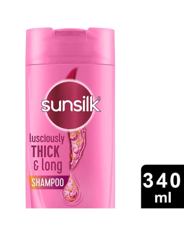Sunsilk Co-creations Keratin Yoghurt Lusciously Thick & Long Shampoo 340ml 